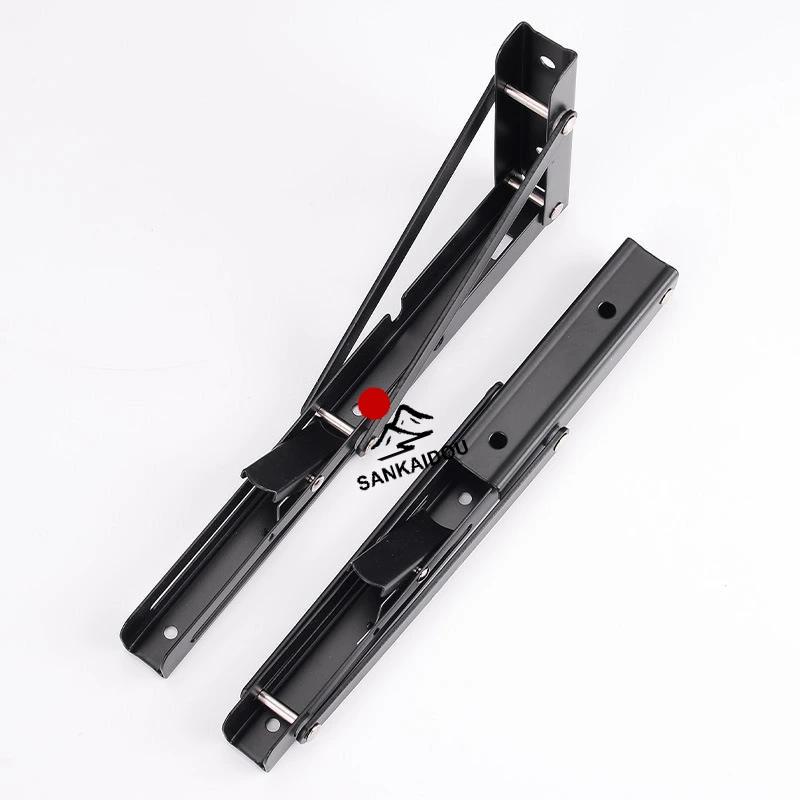 幅25cm 4本セット】棚受け金具 L字型 折り畳み式 L字金具 ステンレス