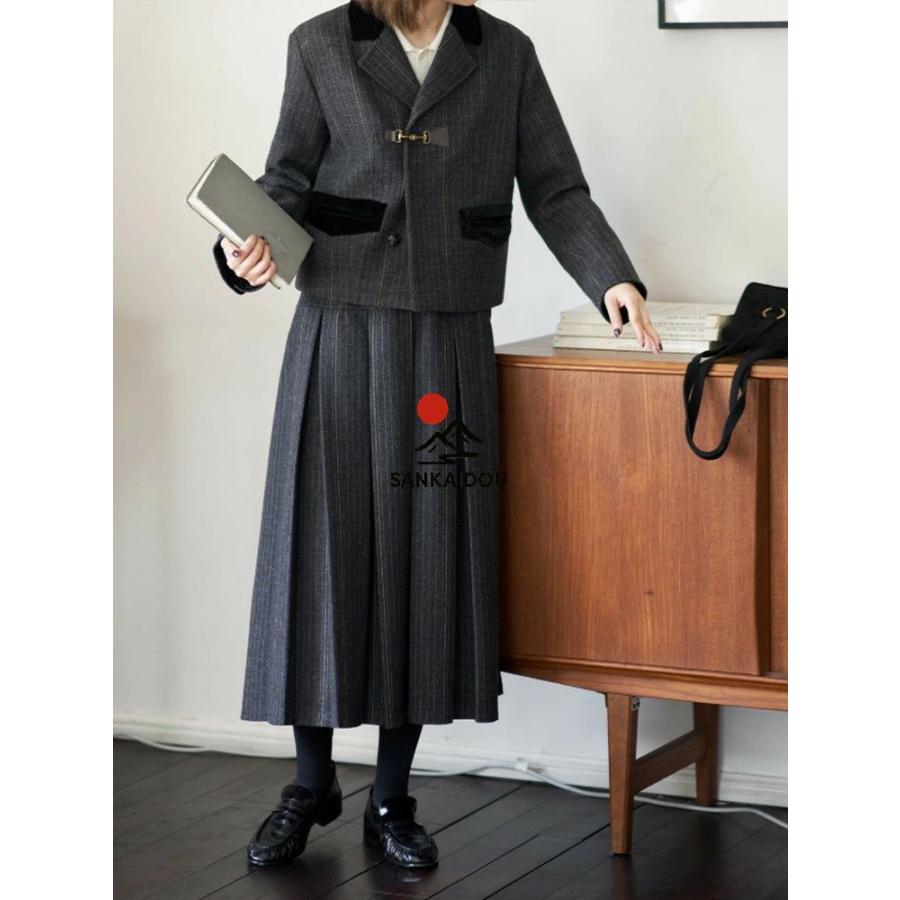南　ジャケット　ベスト　スカート ジャケット+ベスト+スカートセット - 9182/9761/9855｜会社の制服通販