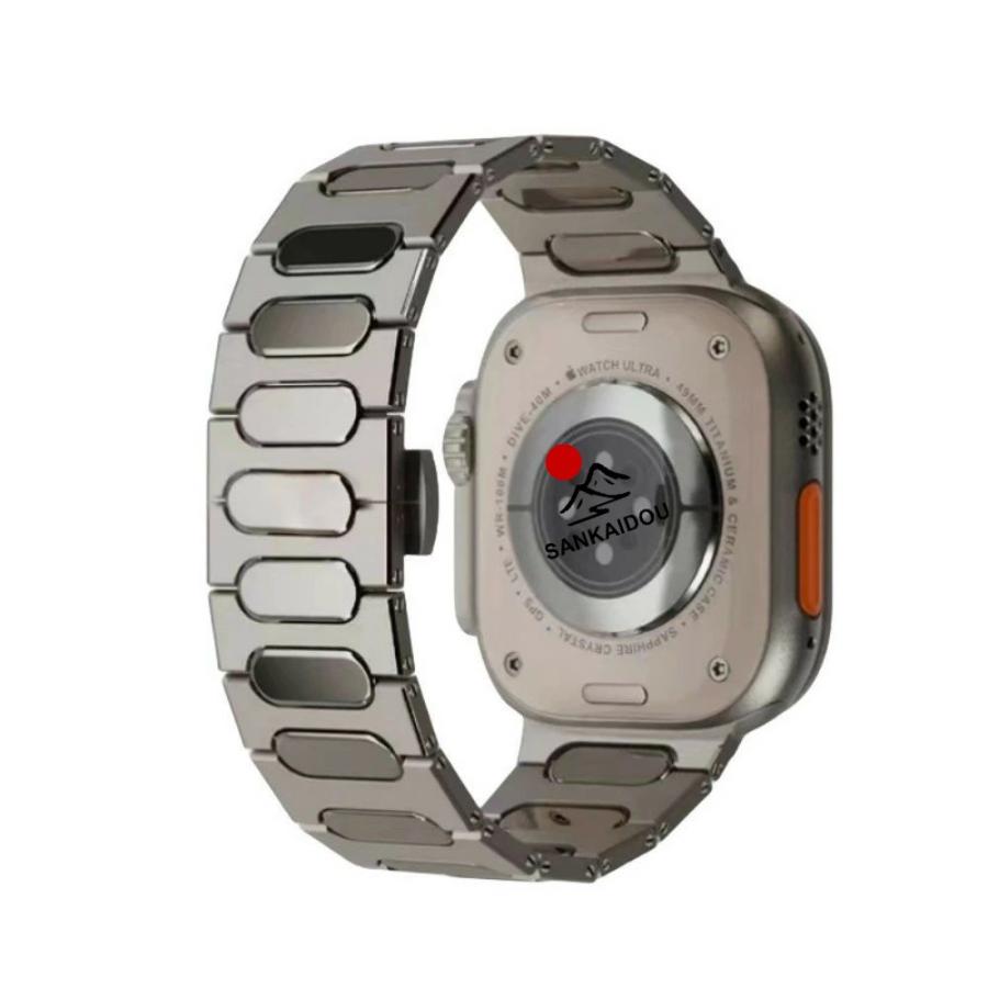 送料無料 Apple Watch 11 チタン合金 バンド 10 46mm SE series 9 8 7