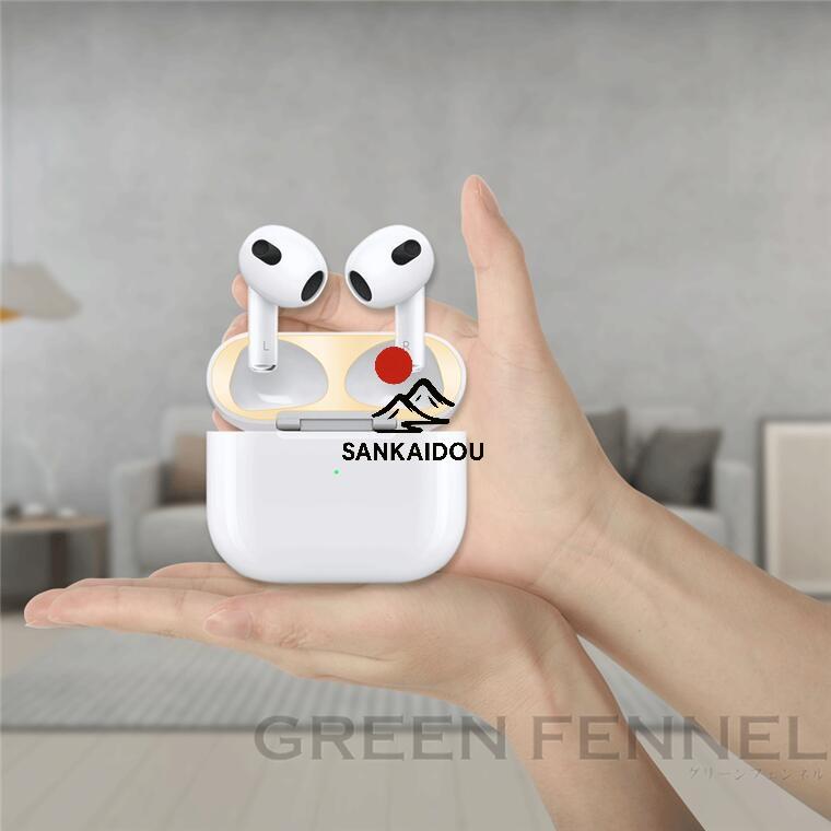 り*ん様 未開封シールありAirPods pro3本体 2枚入り アーポッズ3 防塵シール Airpods 第三世代 2021 Airpods3