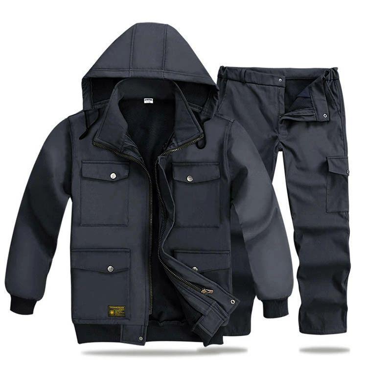 サバゲーセットアップ帽子付き 防寒着 上下セット メンズ マウンテンジャケット 迷彩服 サバゲー 上下