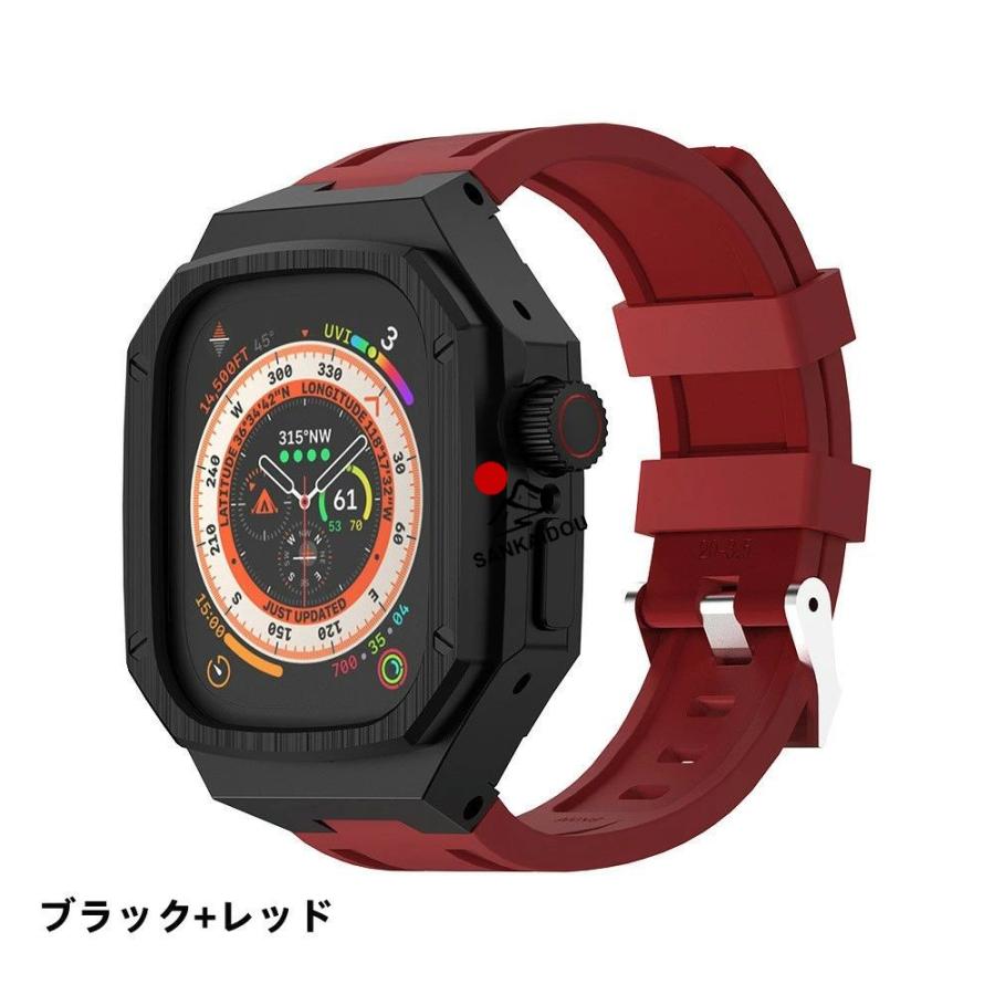 送料無料 Apple watch ultra3  Apple Watch ultra 2 バンド Apple Watchの改造 オールインワンバンド インサートドリル IWatch ultra   バンド一体型 バンド 交の画像