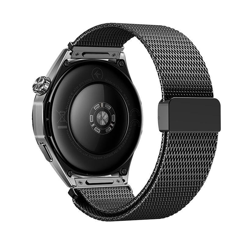 22mm スマートウォッチ用 交換ベルト チタン製 ミラネーゼ マグネット