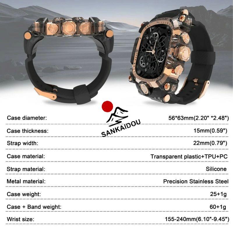 送料無料 Apple Watch 11 一体型 交換用バンド s10 46mm バンド