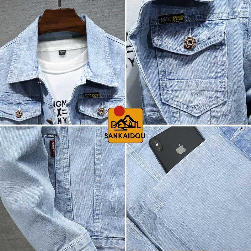 M-3Xデニムジャケット メンズ ジージャン Gジャン 春服 アウター 春