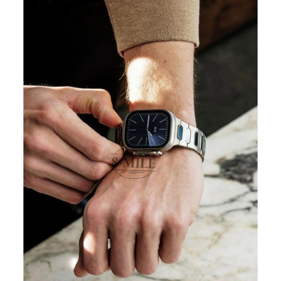 送料無料 Apple Watch 10 46mm 交換用バンド 9 バンド series 8 チタン