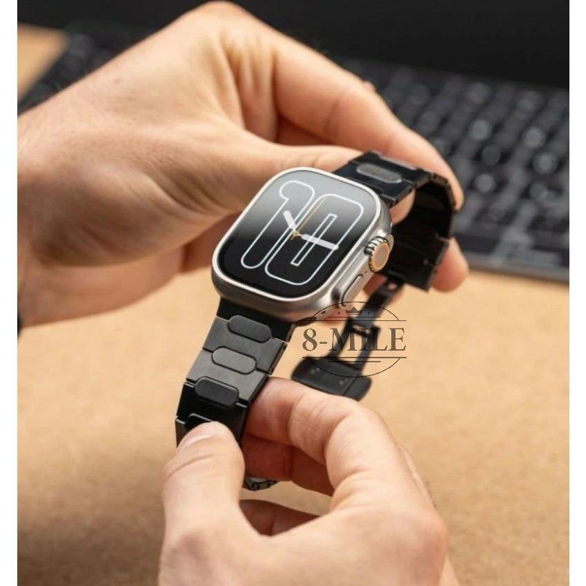 Apple Watch Series 10 （46mm)用バンド チタン製 送料無料 Apple Watch 10 46mm 交換用バンド 9 バンド series 8 チタン