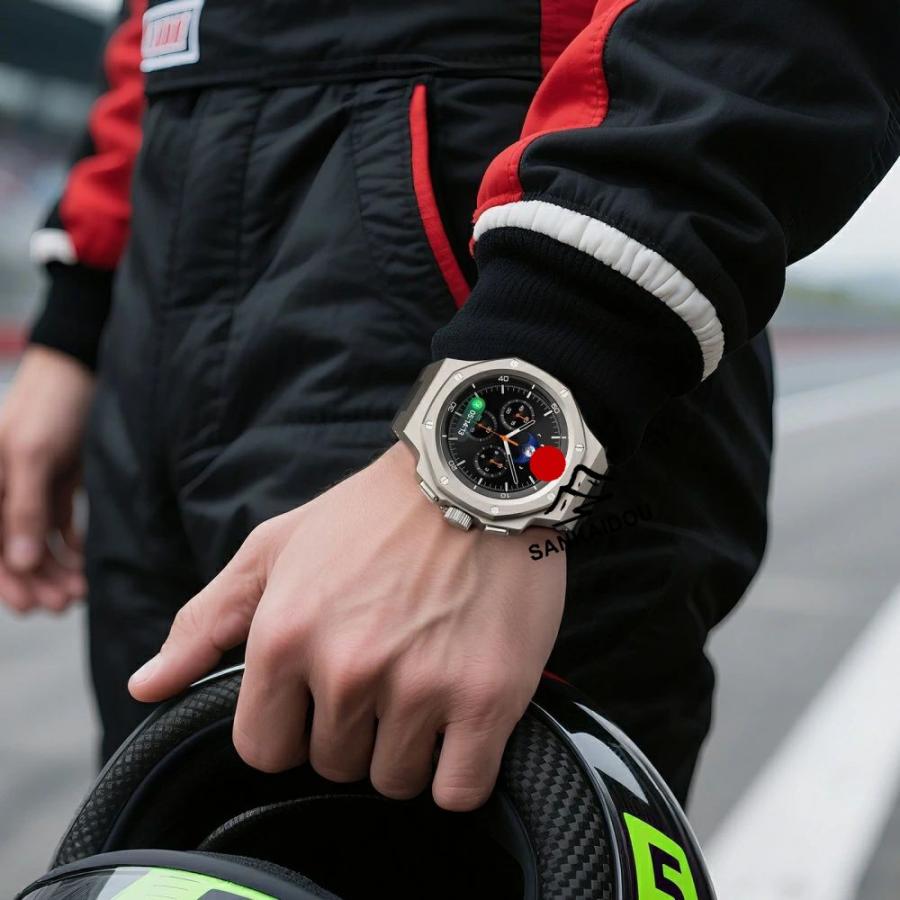 送料無料 galaxy watch 8 Classic 46mm バンド シルバー テンレス