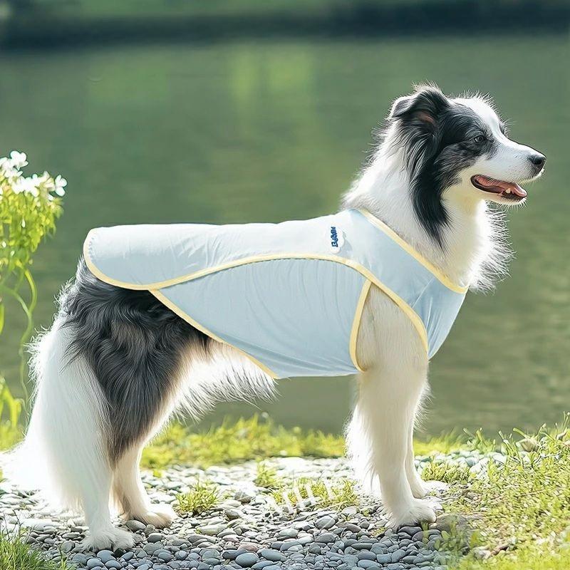 送料無料】【夏用クールベスト】大型犬用 通気性UVカット 涼感冷却