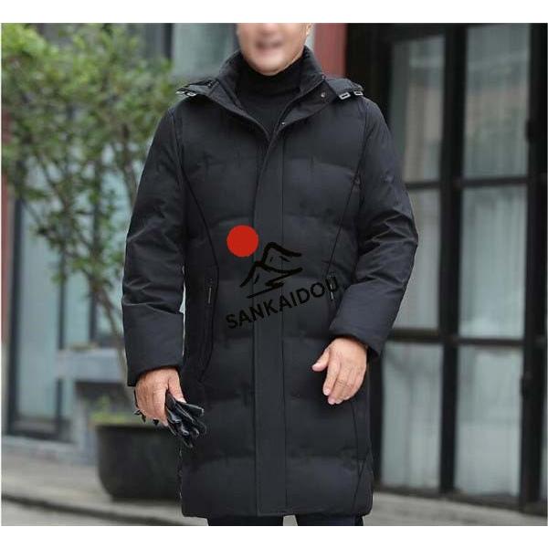ダウンコート メンズ アウター ダウンジャケット ロング 極暖 フード