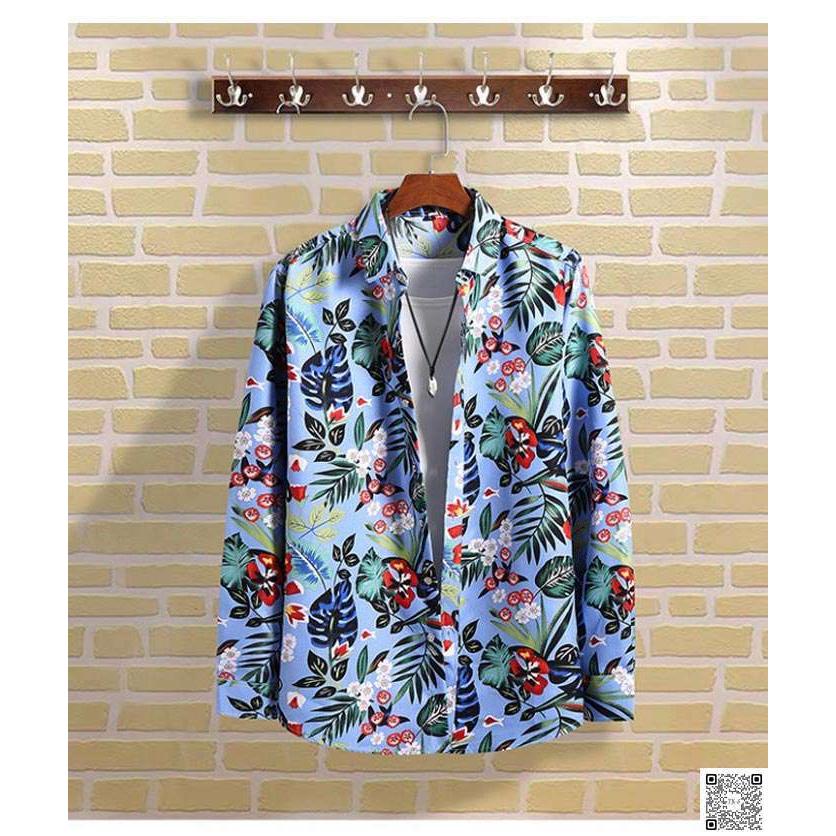 M~7XL アロハシャツ メンズ Men's 長袖 シャツ UVカット ビーチシャツ