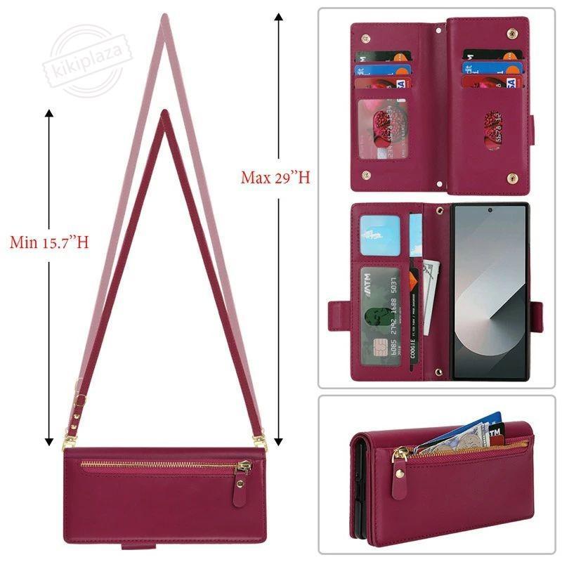 galaxy z fold6 ケース 手帳型 sペン収納 ショルダー付き ギャラクシー