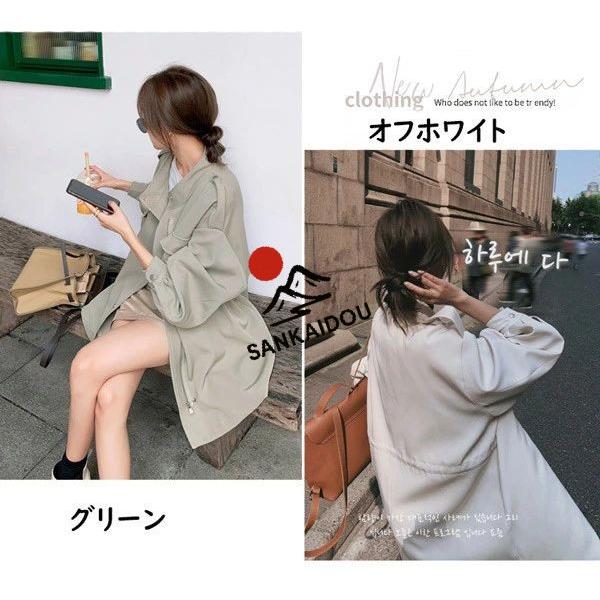 レディース コート 春アウター スプリングコート トレンチコート