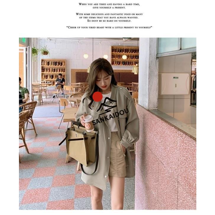 レディース コート 春アウター スプリングコート トレンチコート