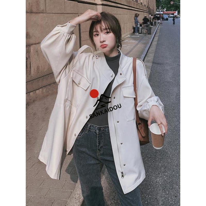 【送料無料】レディース コート 春アウター スプリングコート トレンチコート ミディアム丈 ジャケット レディース ウォッシュコットン 薄手 レディース コート 春アウター スプリングコート トレンチコート