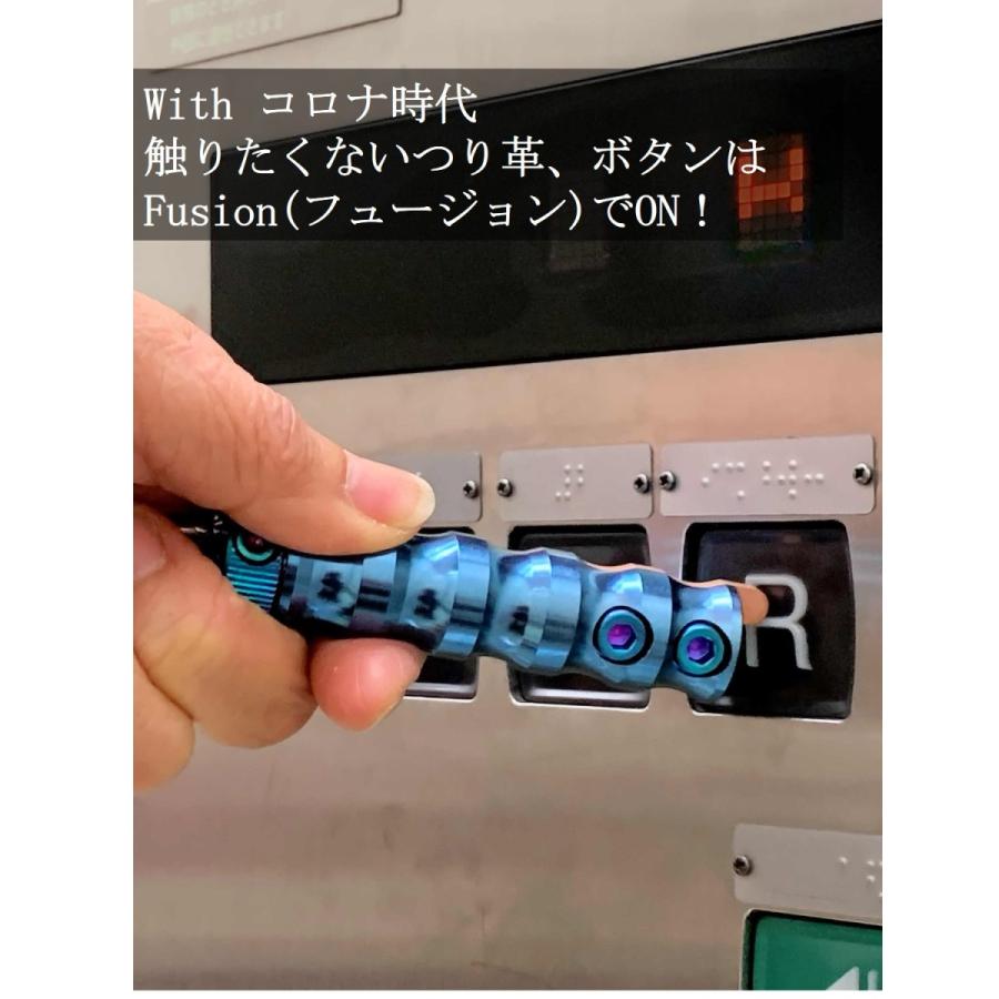 Fusion フュージョン アシストプッシュ チタン 純銅 非接触グッズ ドアオープナー コロナ対策グッズ 日本製 抗菌 ウイルス対策 Fusion Techno 002 フュージョンテクノショップ 通販 Yahoo ショッピング