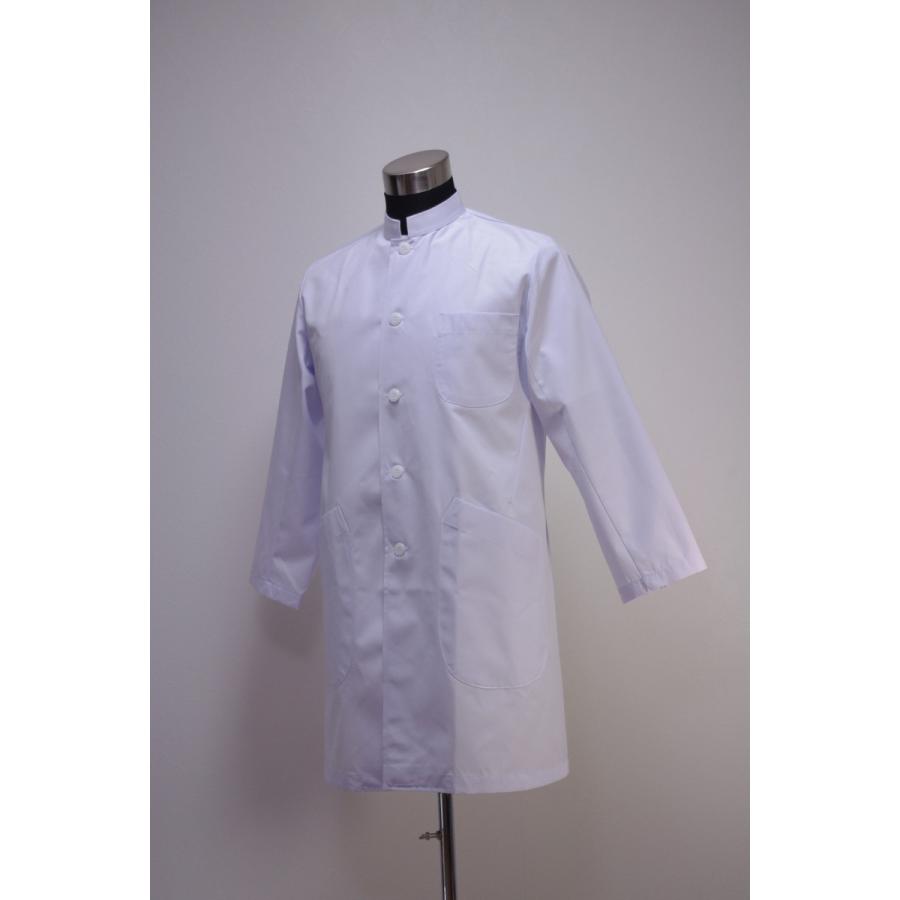 男性用スタンドカラー白衣・診察衣/シングル長袖｜ito-uniform｜02