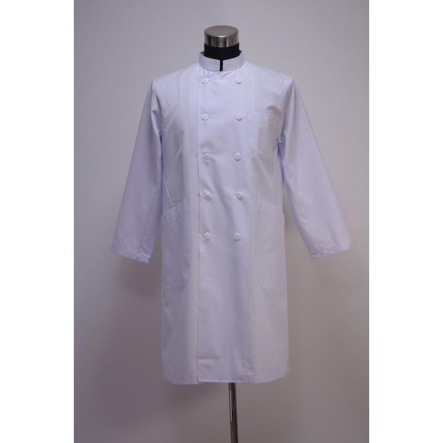 男性用スタンドカラー白衣 診察衣 ダブル長袖 C119 白衣 ユニフォーム イトウ 通販 Yahoo ショッピング