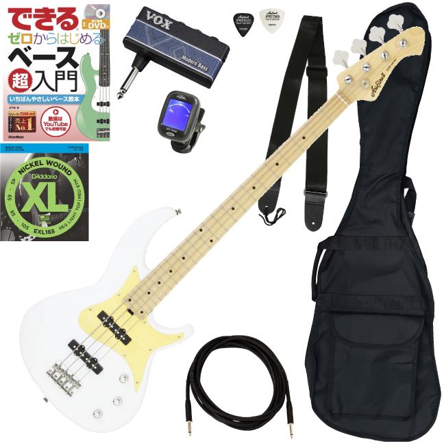 調整済で弾きやすい Aria Pro II / RSB-614/4 WH エレキベース初心者