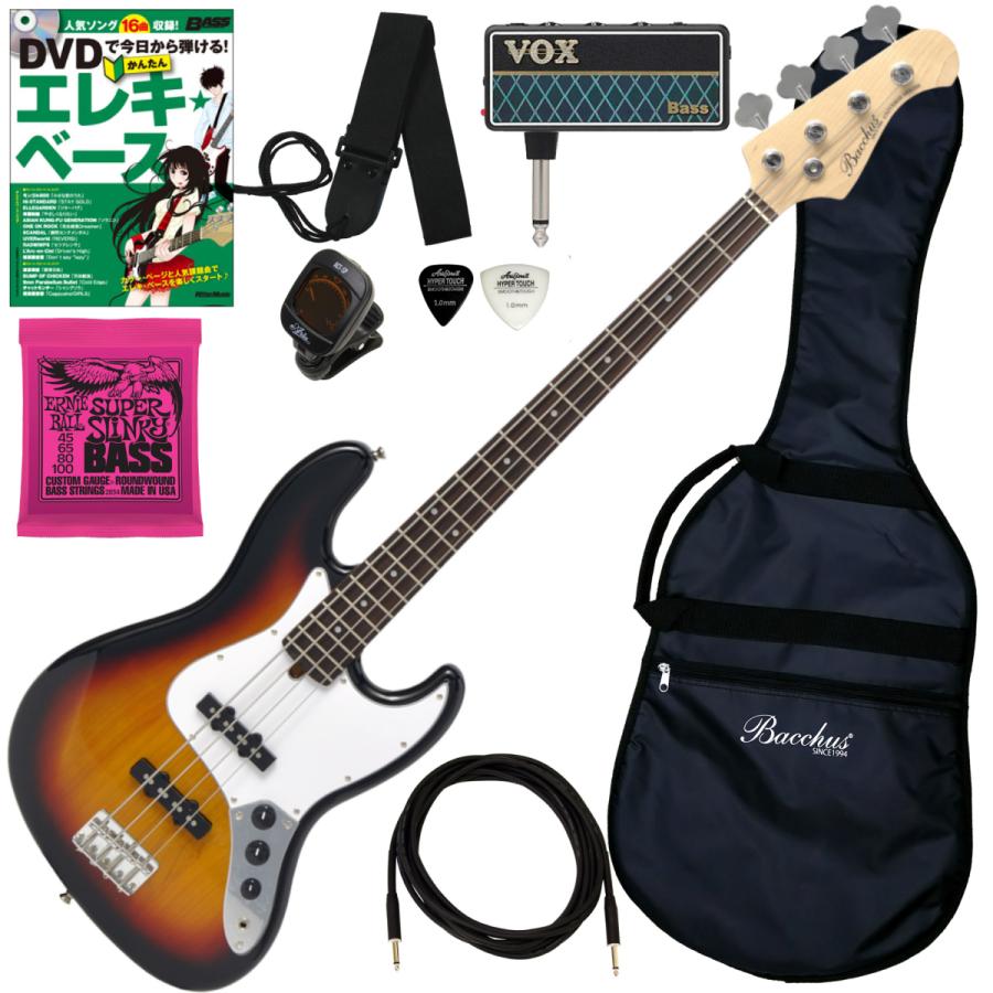限定価格セール 超美品 Bacchus ジャズベース 白 バッカス 初心者セット ケース ベース Www Indiashopps Com