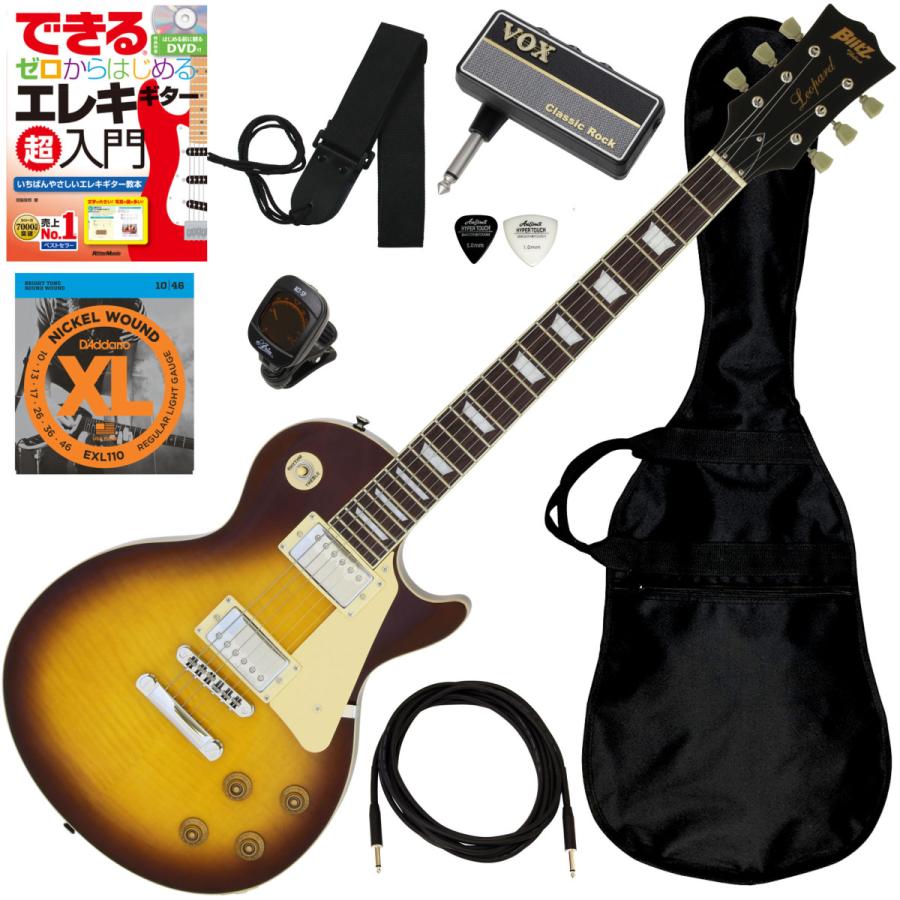 Blitz レスポールタイプ　エレキギター blp45013m-hb.jpg