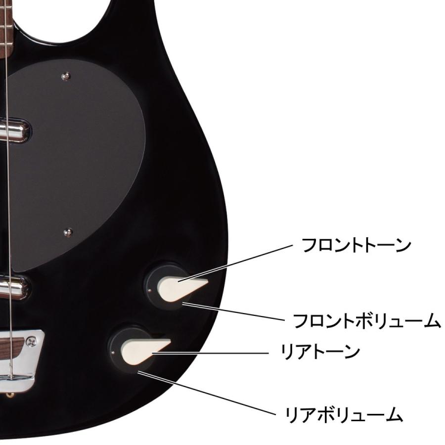 ダンエレクトロ　LONGHORN BASS (Black) ロングホーン　ベース 楽天市場】DANELECTRO LONGHORN BASS (BLK) | ダンエレクトロ