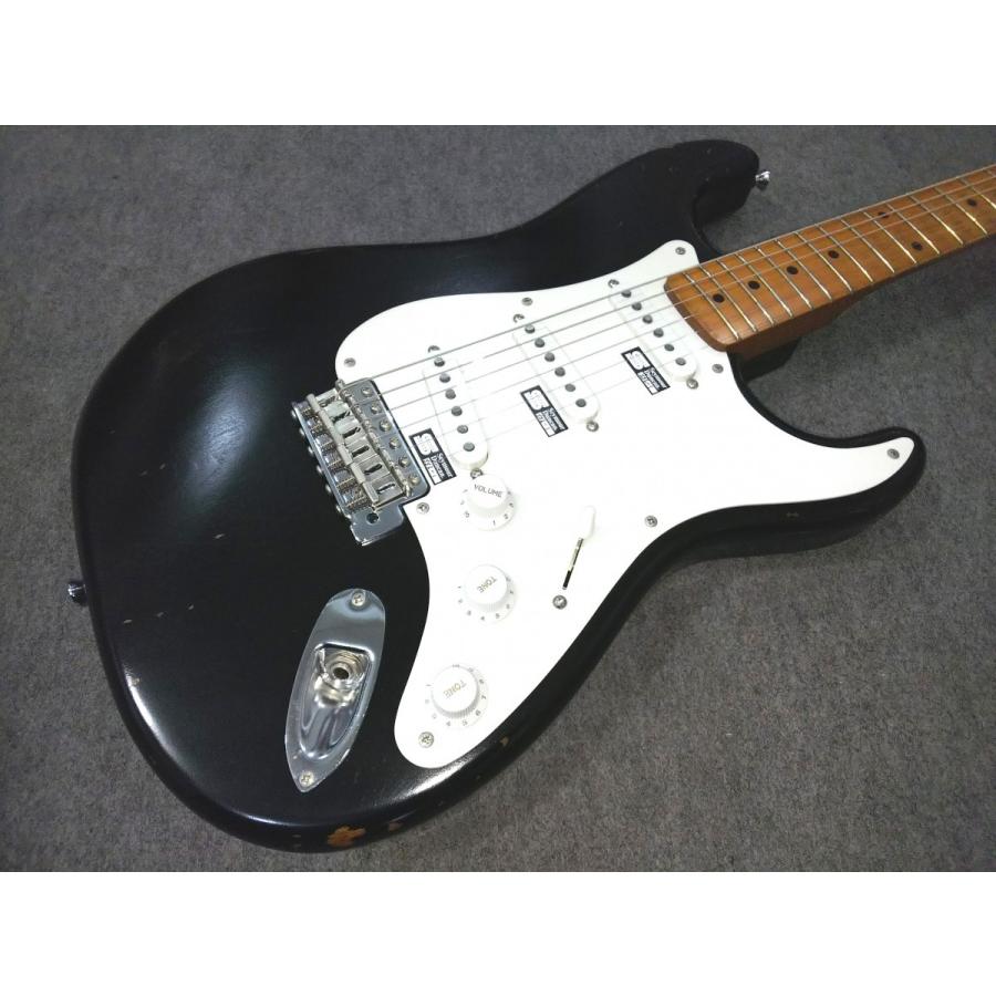 ブラッキー風 Edwards E-SE-120M/LT レリック ストラトキャスター