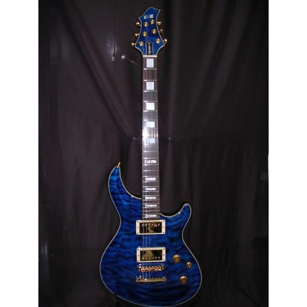 ギター E-II MYSTIQUE QM ESP E-II Mystique - Marine Blue | Sweetwater