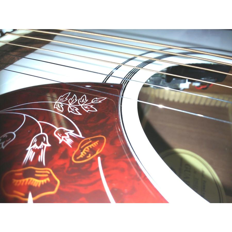 調整済で弾きやすいEpiphone Ltd Ed Hummingbird Pro Alpine White