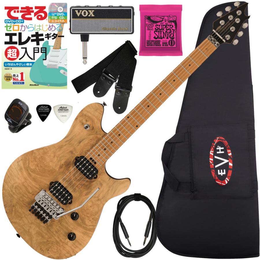 Fender 調整済で弾きやすいEVH WOLFGANG WG STANDARD EXOTIC LAUREL BURL エレキギター初心者 ...