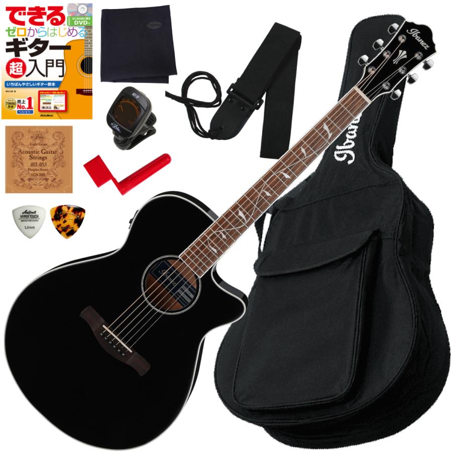 調整済で弾きやすい Ibanez / AEG52 アコギ初心者セット : 伊藤