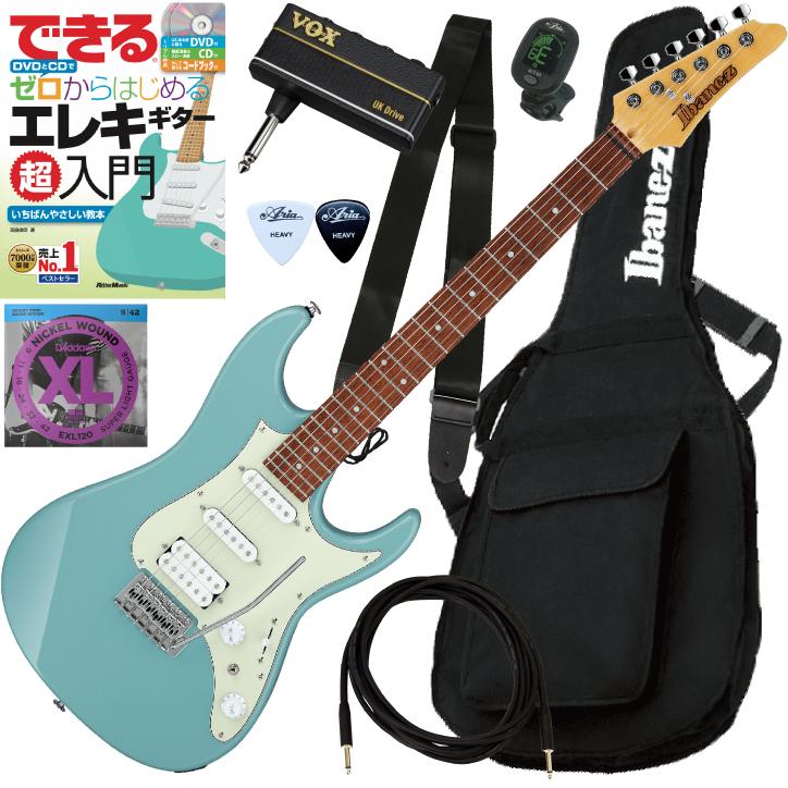 整済みで弾きやすい Ibanez / AZES40 PRB エレキギター初心者セット