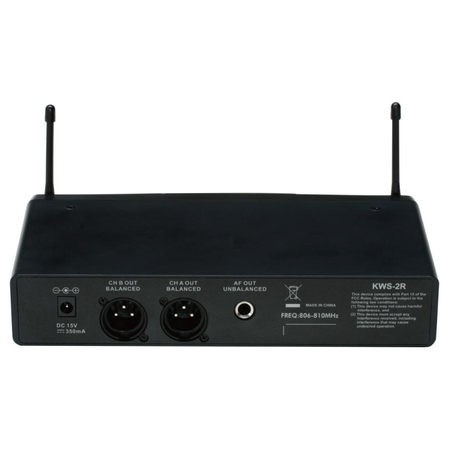 KWS-2H/H デュアル・ハンドヘルドマイク・ワイヤレス・システム : 伊藤