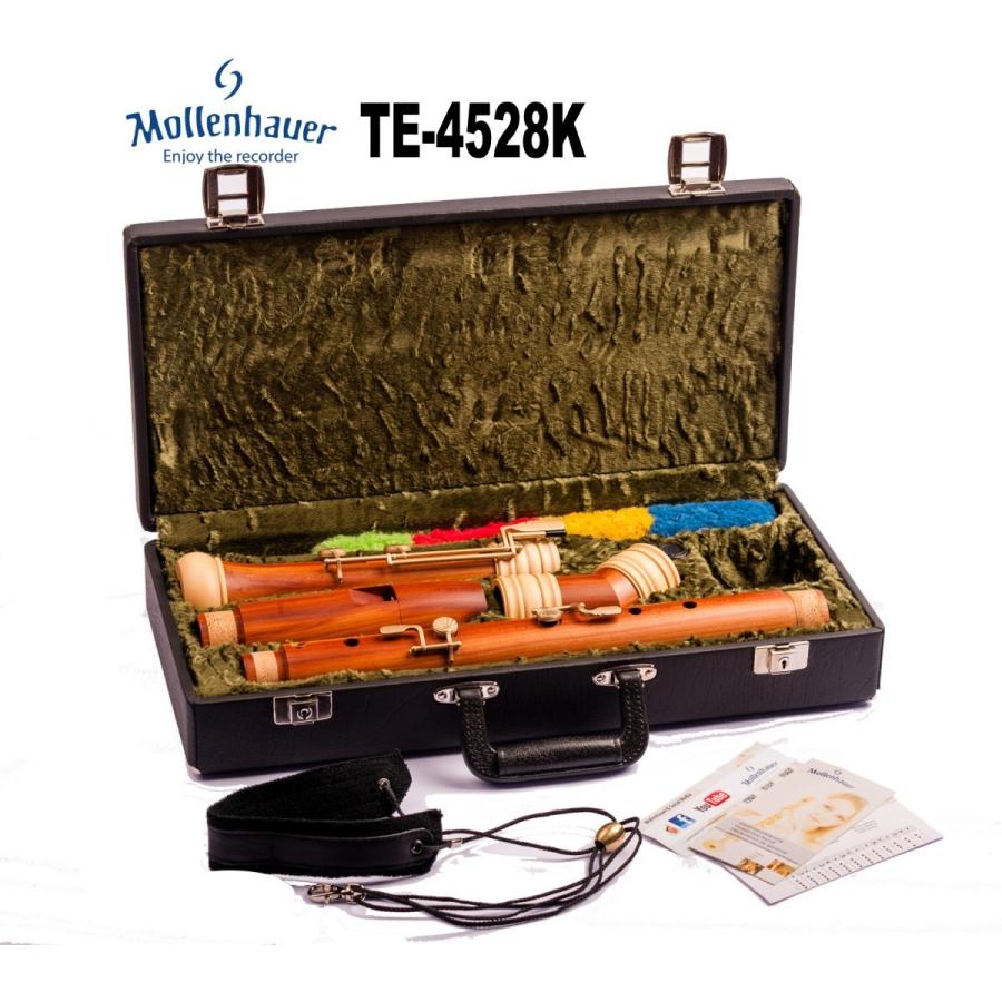 MOLLENHAUER バスリコーダー TE-4528K プラムウッド キー付 -国内正規