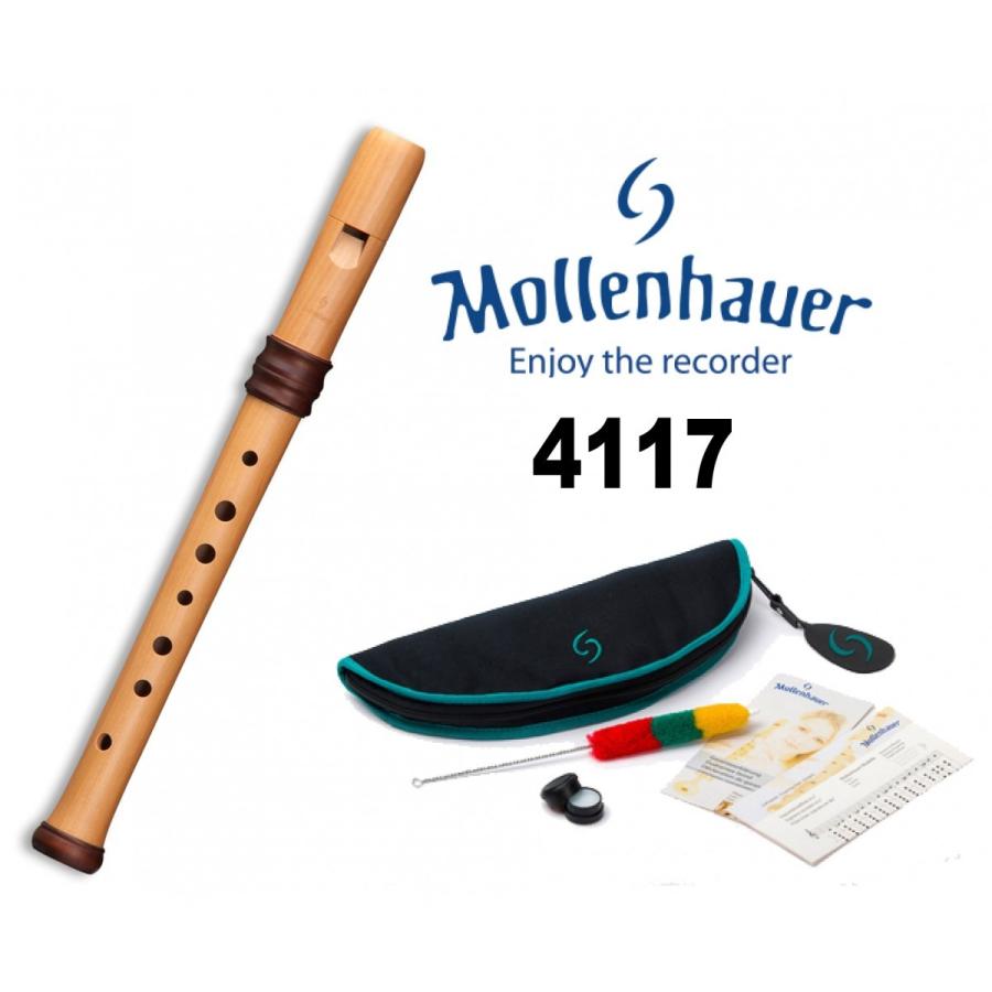 MOLLENHAUER DREAM 4117 ペアーウッド 木製ソプラノリコーダー-国内