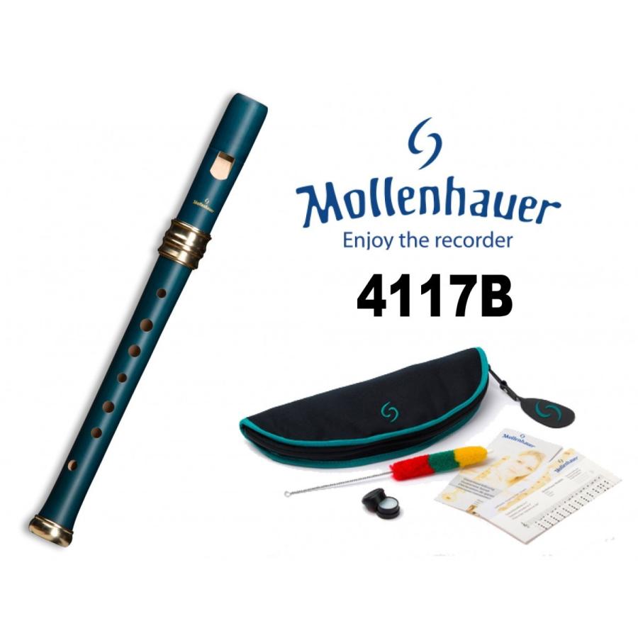 MOLLENHAUER DREAM 4117B ペアーウッド 木製ソプラノリコーダー-国内