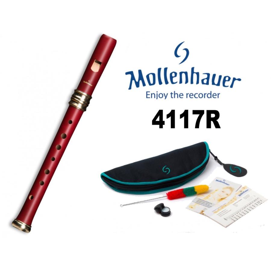 MOLLENHAUER DREAM 4117R ペアーウッド 木製ソプラノリコーダー-国内
