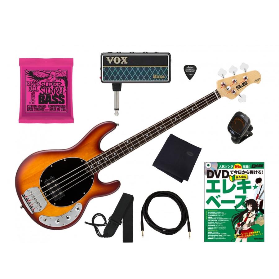 調整済で弾きやすいスティングレイの廉価版S.U.B.Ray4 HBS/R初心者