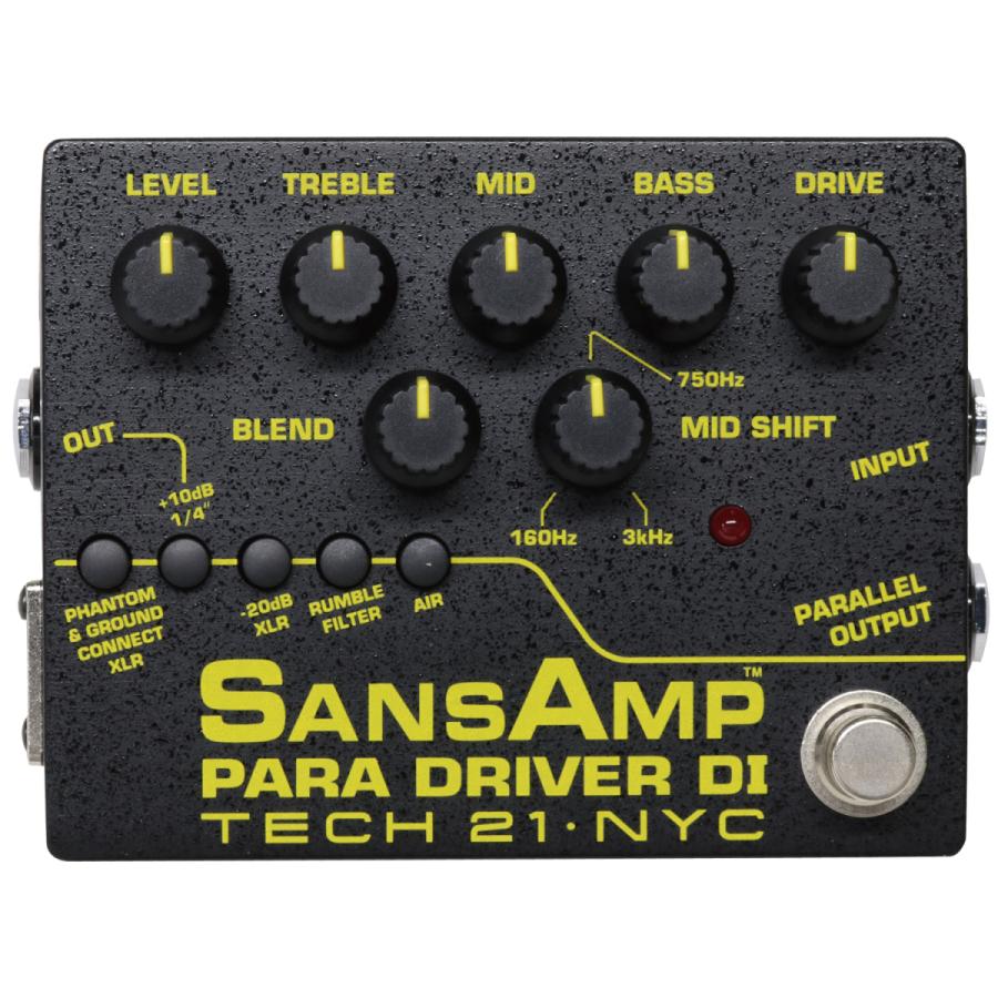 SANSAMP TECH 21 PARA DRIVER DI エフェクター　美品 TECH21 / PARA DRIVER DI -国内正規品- : 伊藤楽器 松戸店