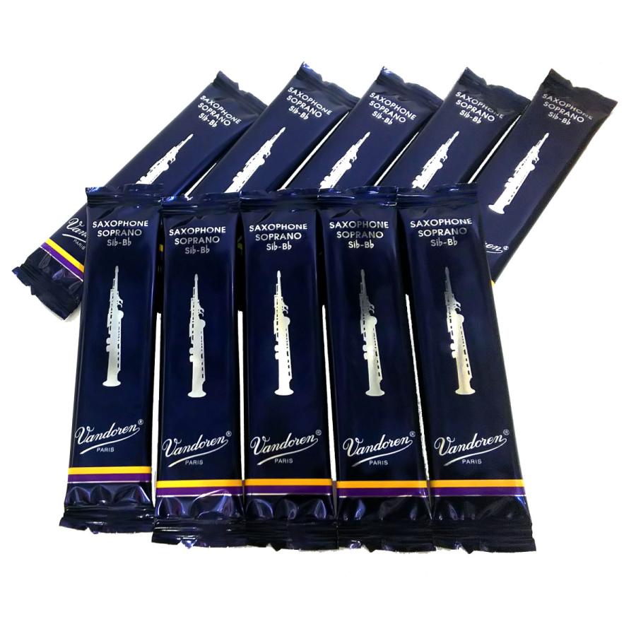Vandoren 青箱　ソプラノサックスリード 2 1/2 33枚 vandoren（バンドーレン） Vandoren / ソプラノサックス用リード 3 -青