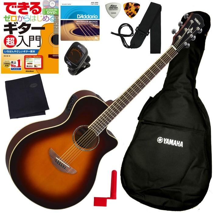 YAMAHA 調整済だから弾きやすいYAMAHA APX600エレアコ初心者