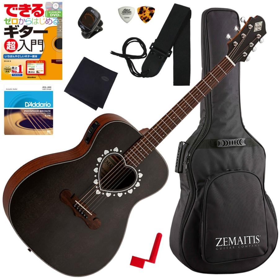 調整済みで弾きやすい Zemaitis CAF-80H エレアコ初心者セット : 伊藤