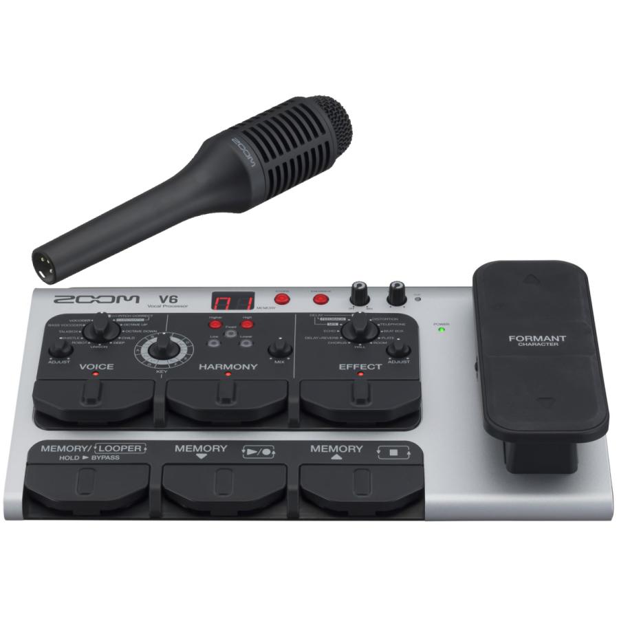 ZOOM V6 Vocal Processor ボーカルエフェクター【箱無し】 ZOOM V6-SP Vocal Processor Package ボーカルプロセッサー