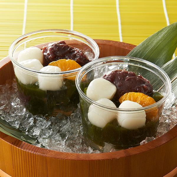 お歳暮 御歳暮 プレゼント ギフト お菓子 抹茶スイーツ 宇治抹茶あんみつ 冷凍 4個入 送料込み ギフト スイーツ 和菓子 抹茶 § 伊藤久右衛門 | 伊藤久右衛門 | 04