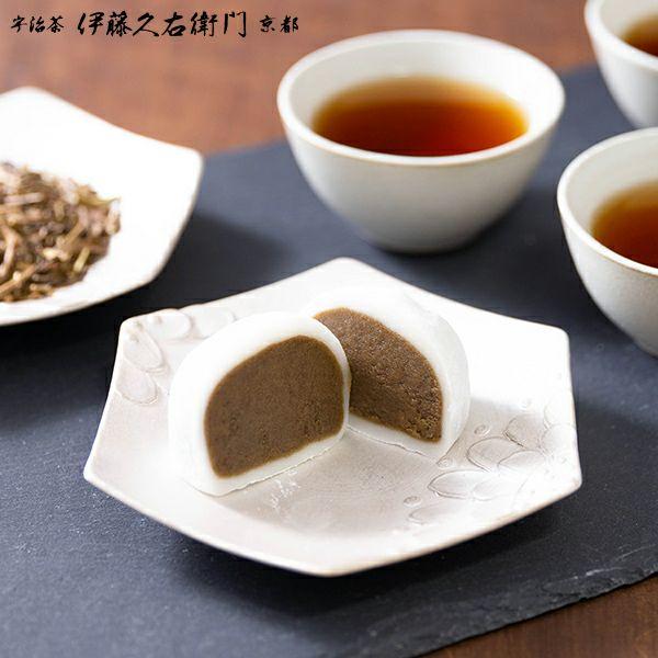 お歳暮 御歳暮 プレゼント ギフト お菓子 お茶 抹茶スイーツ スイーツ プレゼント ギフト 秋の三色だいふく（栗・抹茶・ほうじ茶） 6個入 § 京都 | 伊藤久右衛門 | 03