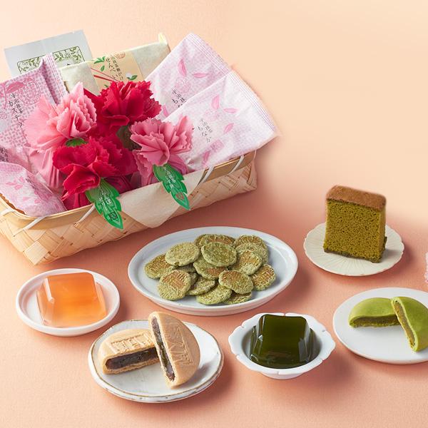 伊藤久右衛門 お中元 御中元 2026 ギフト お菓子 お茶 花とスイーツ