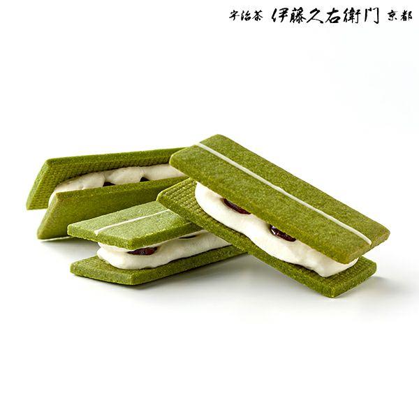 お歳暮 御歳暮 プレゼント ギフト お菓子 お茶 宇治抹茶バターサンド たくみがさね10個入【冷凍】【送料込み】【他商品との同梱不可】 § 伊藤久右衛門 あすつく | 伊藤久右衛門 | 08