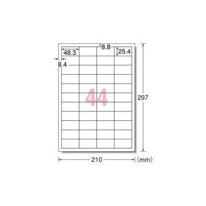 エーワン 再剥離ラベルシールA4 31268 44面10枚 : イトー事務機 - 通販