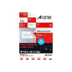 エーワン ラベルシール[兼用]強粘着21面18枚 78421 : イトー事務機