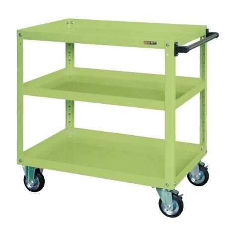 サカエ（SAKAE） スーパーワゴン　EGR-600NU(ナイロンウレタンキャスタータイプ：自在２．固定２) W900xD600xH880mm